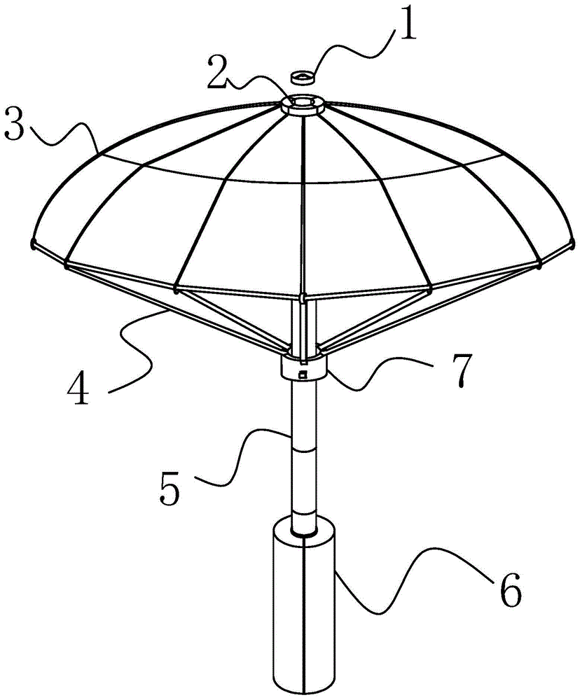 一种防滴水的雨伞的制作方法