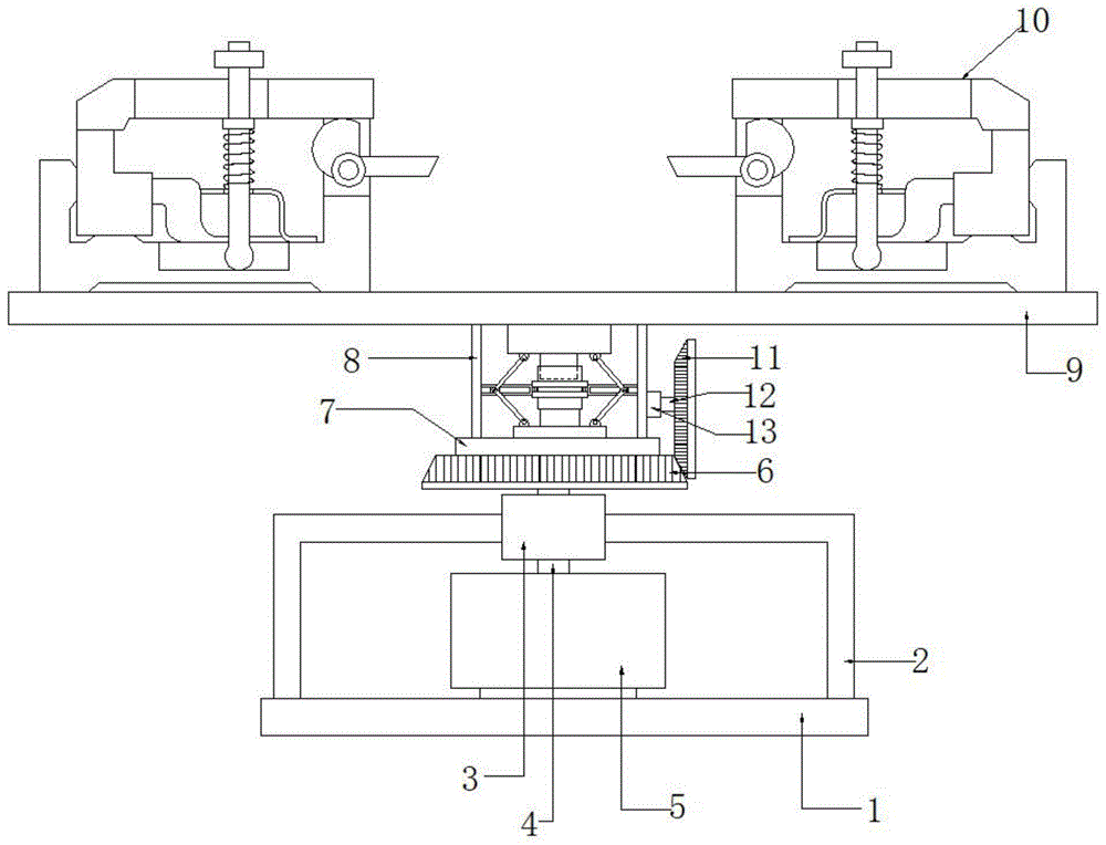 一种建筑工程领域的工程测量设备的支撑结构的制作方法