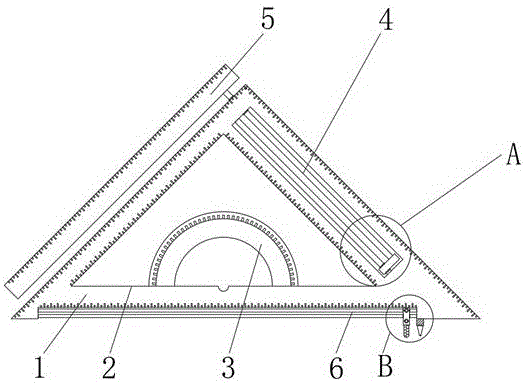 一种小学数学教学用尺的制作方法