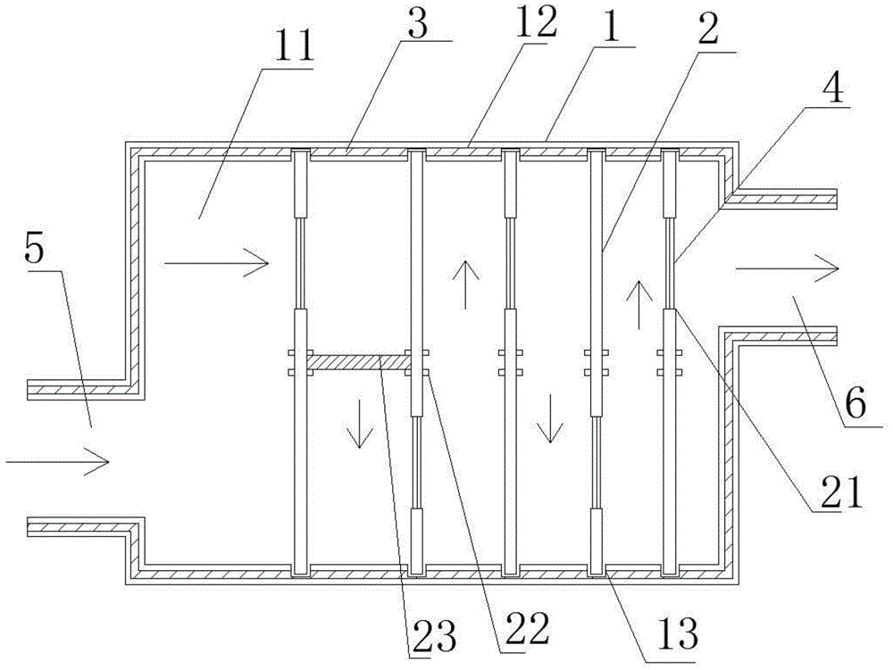 一种隔板式沉砂池的制作方法