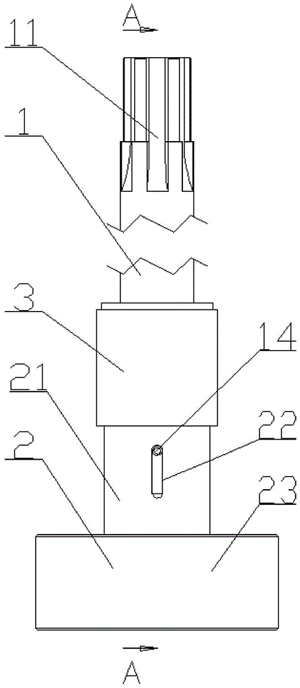 一种表罩旋拧卡头的制作方法