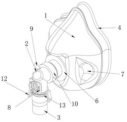 一种呼吸内科用面罩的制作方法