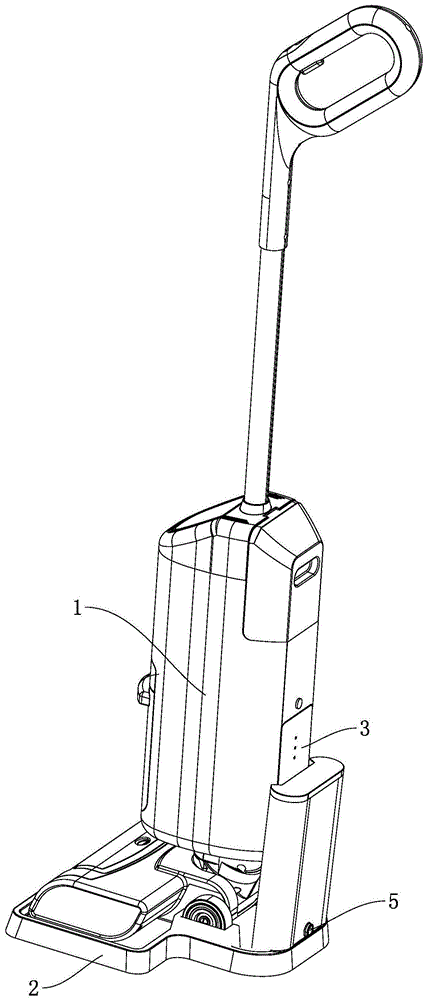 拖地机的充电结构的制作方法