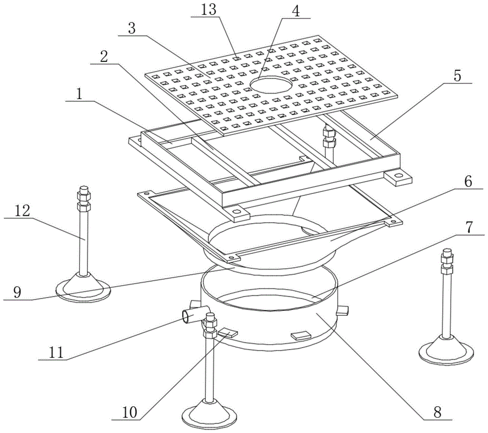 一种油气田作业施工井口环保操作台的制作方法