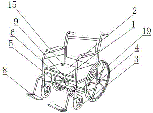 一种防侧倾的轮椅的制作方法
