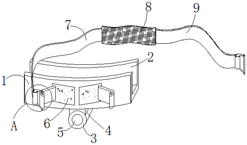 一种基于上牙固定的防移位气管插管固定器的制作方法