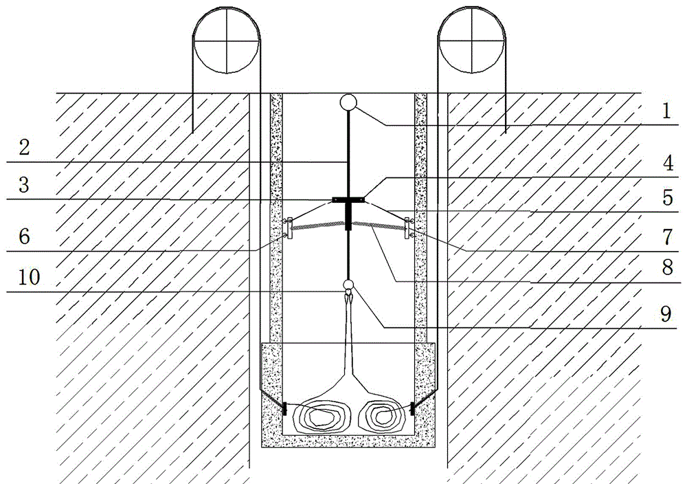 一种降水井井底管牵引索固定销抽拔装置的制作方法