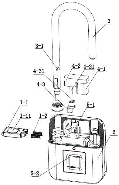 一种电子挂锁的制作方法