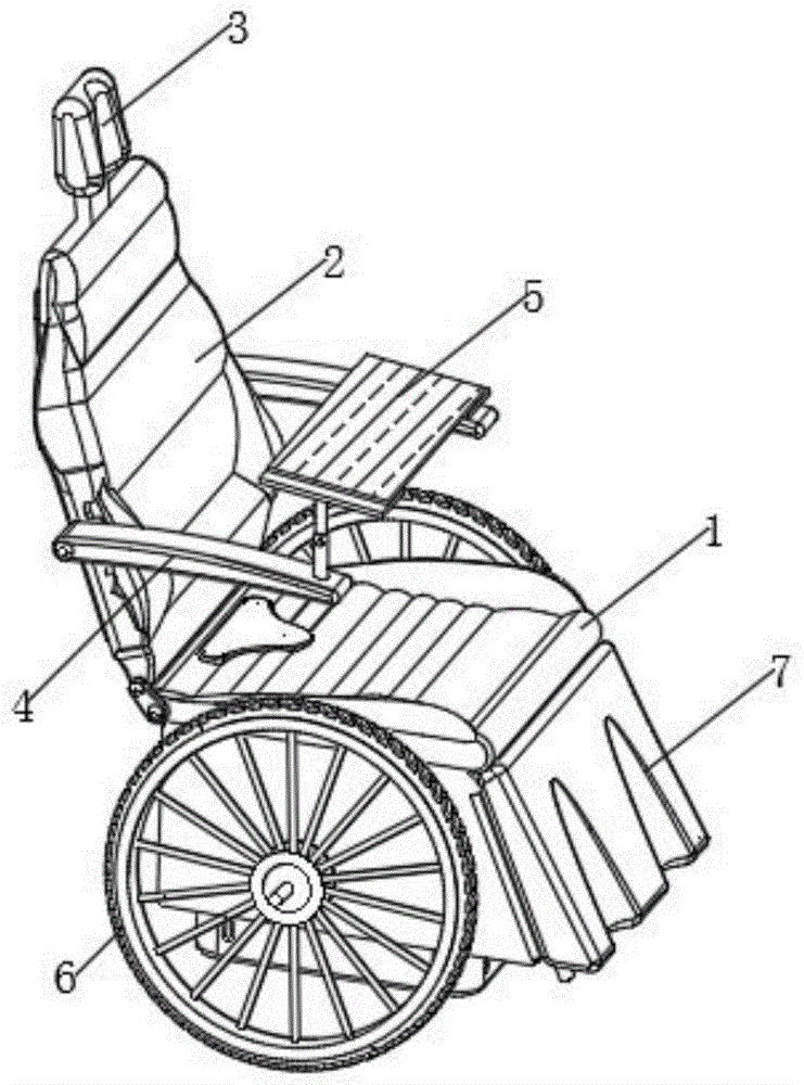 一种用于护理科室的按摩轮椅的制作方法