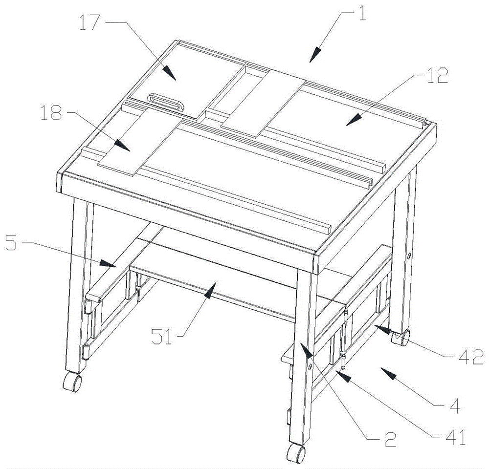 一种电控教学用工作台