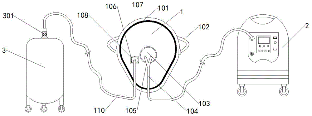 一种心血管内科用吸氧人工呼吸器的制作方法