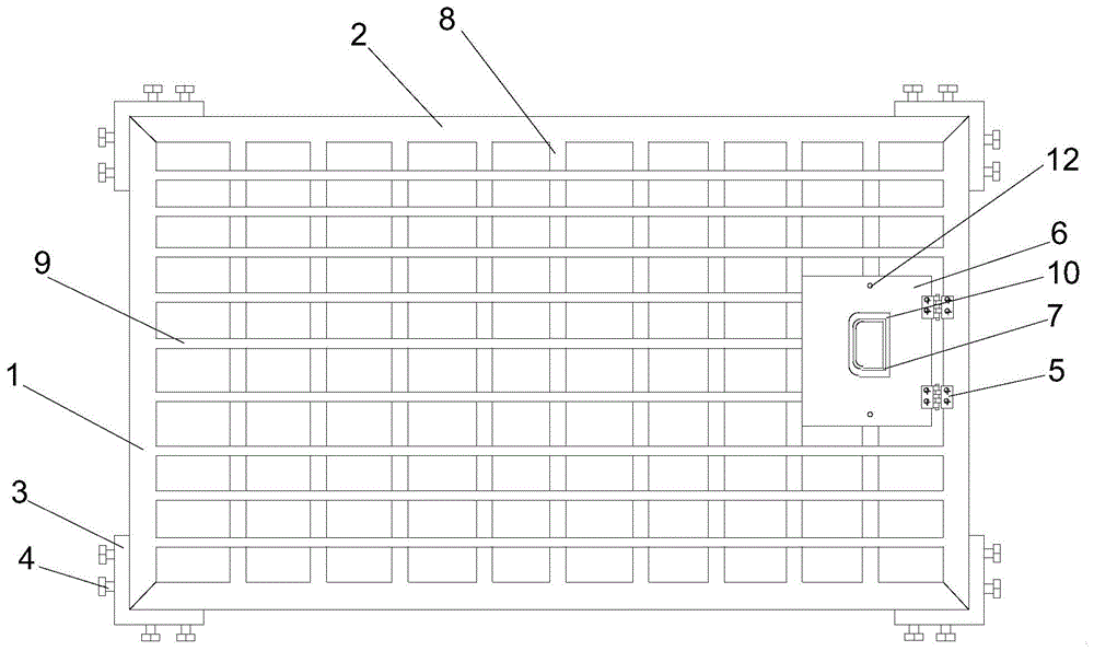 —种便于安装的组合式格栅盖板的制作方法