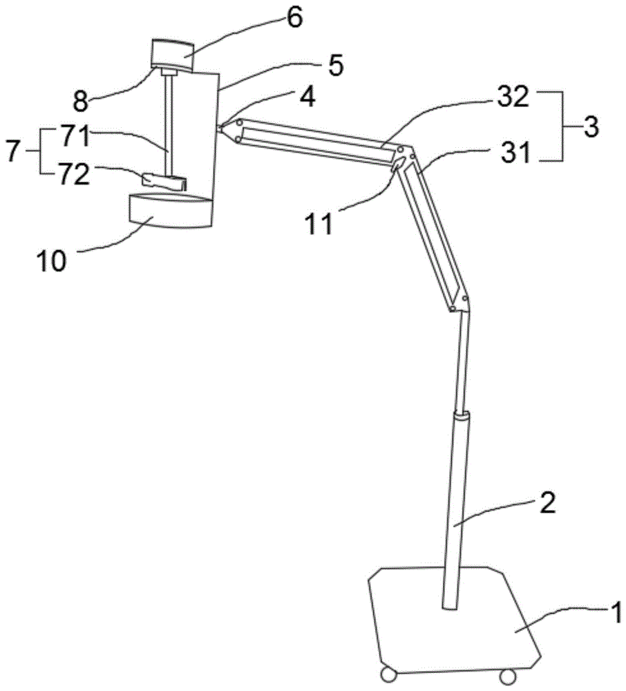 一种电动旋转艾条架的制作方法