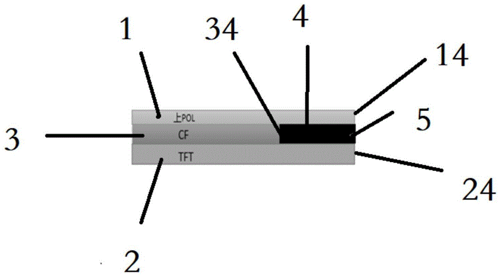 一种第四边无边框显示屏装置点胶方法与流程