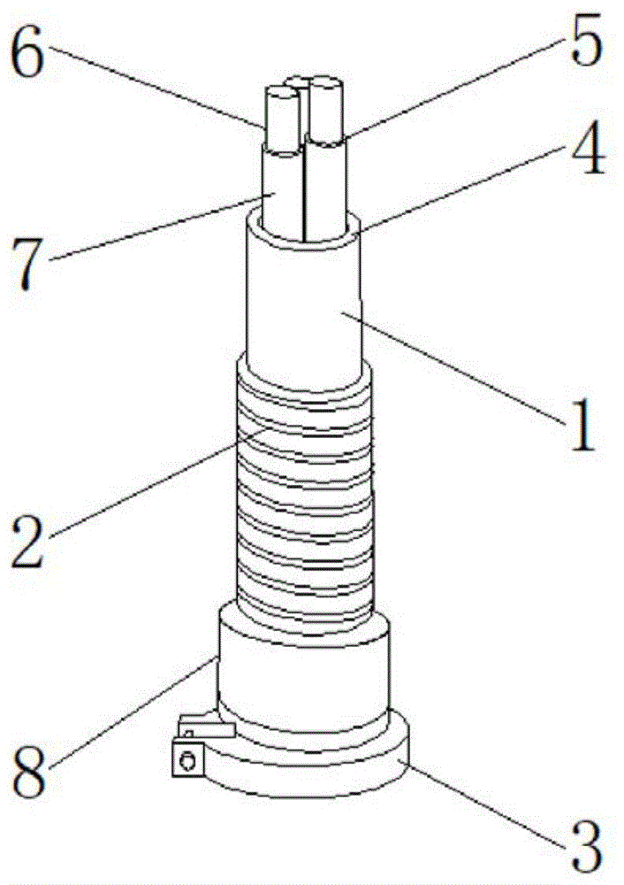 一种1KV冷缩电缆附件的制作方法