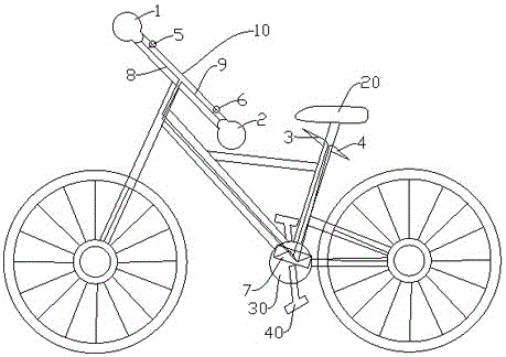 一种新型自行车转向指示系统的制作方法