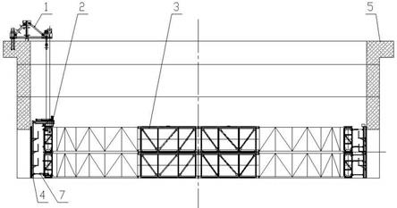 大直径工作井移动模架逆作法施工工艺的制作方法