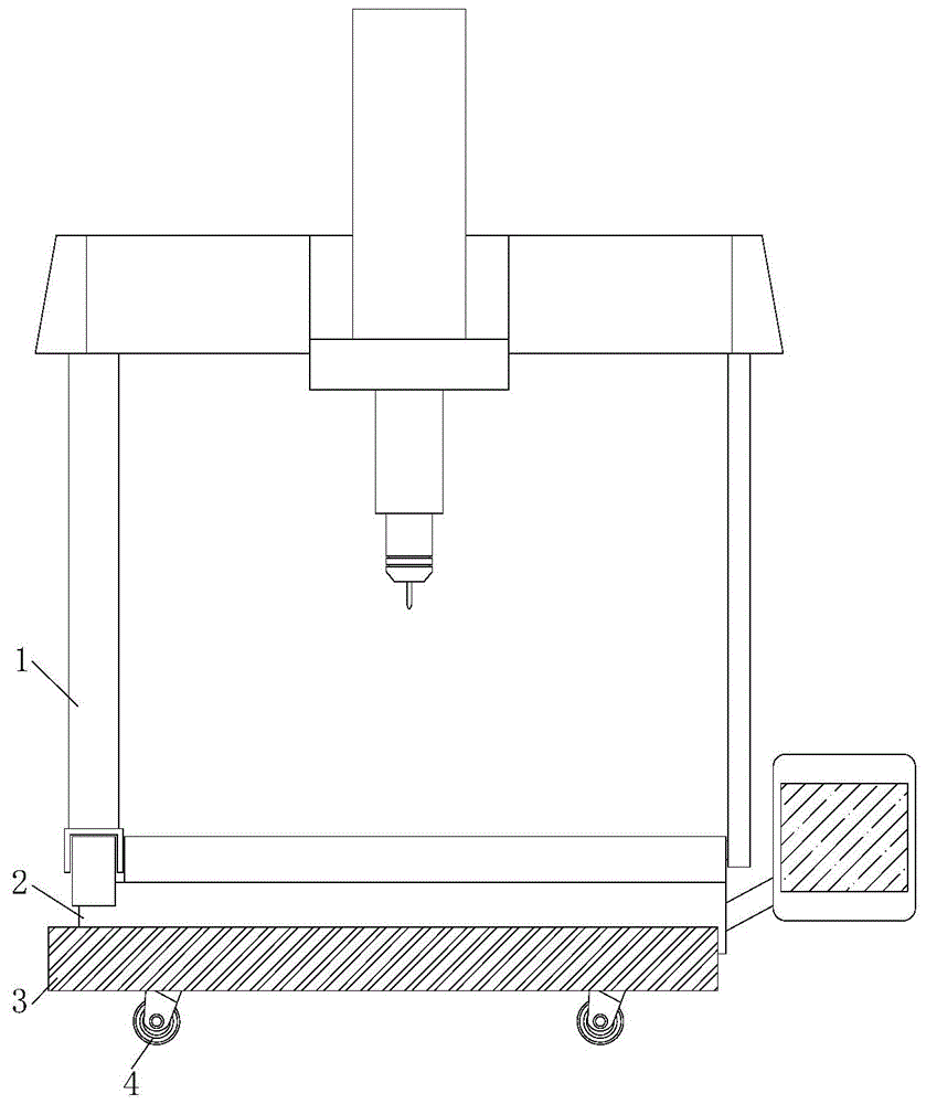 一种移动式稳定三坐标测量机的制作方法