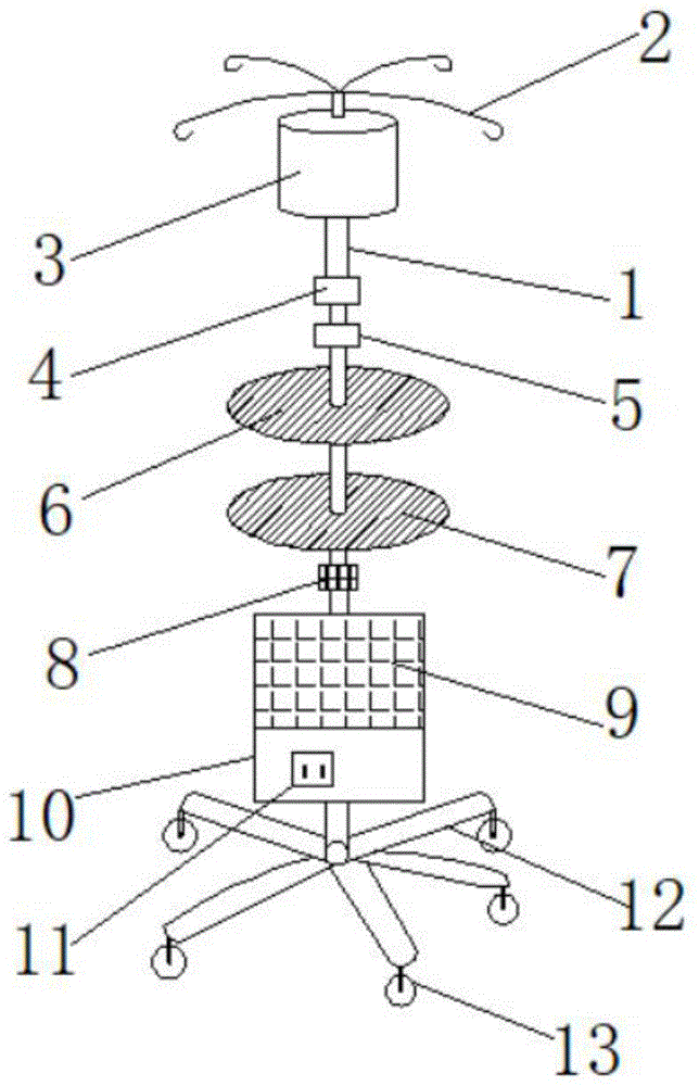 一种可移动智能化多功能输液支架的制作方法