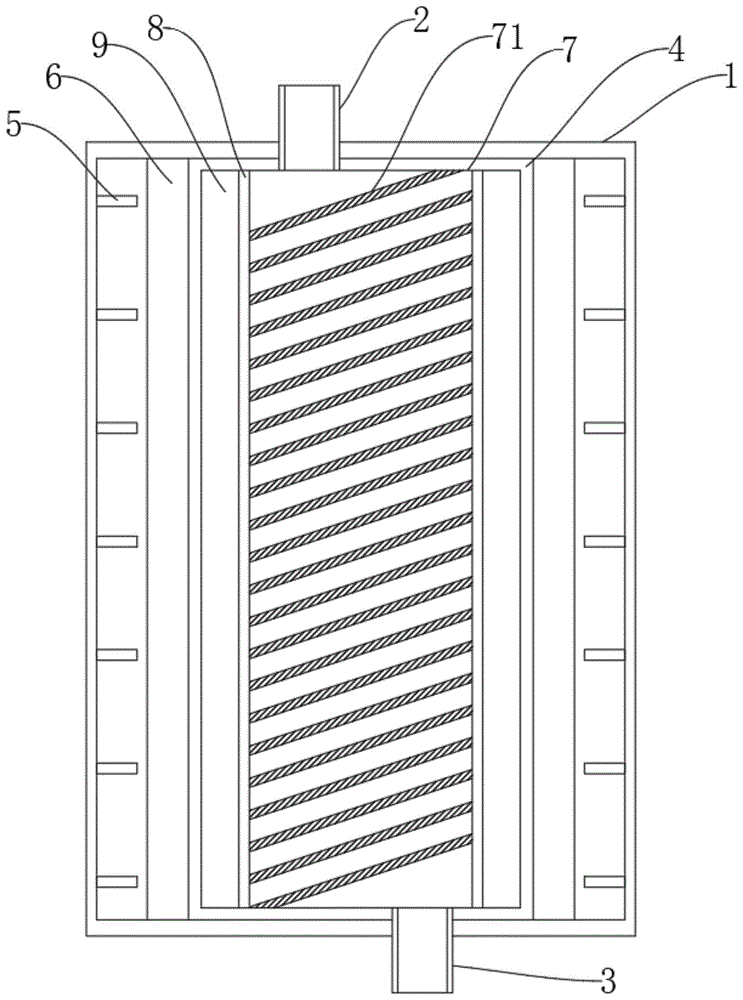 一种螺纹式消声空气滤芯器的制作方法