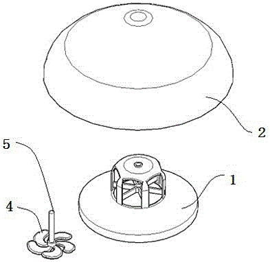 叶轮式泡罩塔板结构的制作方法
