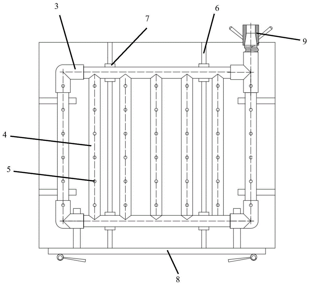 一种PCB生产用闭回路喷管架的制作方法