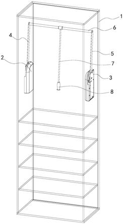 一种用于衣柜的旋转结构和衣柜的制作方法