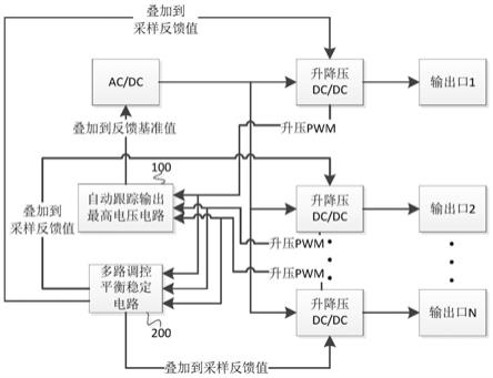 一种多口电源电路及其辅助电路的制作方法