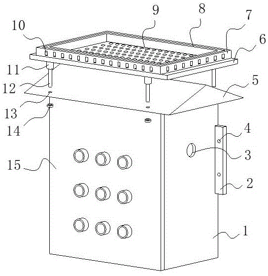 一种空压机站用现场PLC控制箱的制作方法