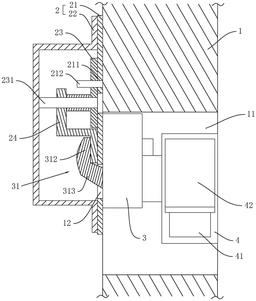 一种防盗门锁结构的制作方法