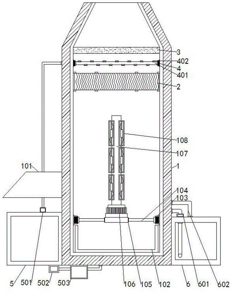 一种脱硝设备用吸入塔降温装置的制作方法
