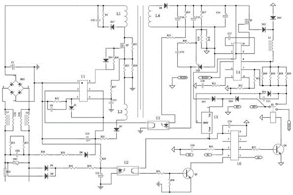 一种一体应急电源充电与控制电路的制作方法