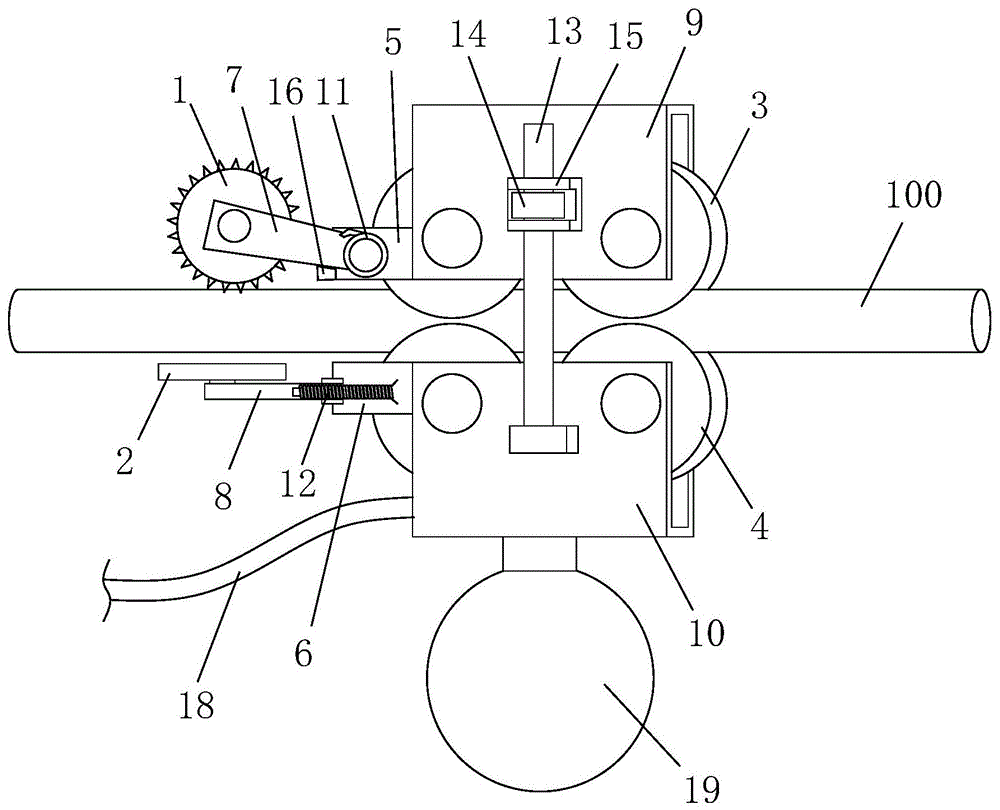 一种输电线路除冰装置的制作方法