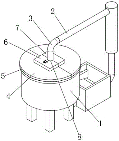 一种泡沫模具制作用具有砂筛循环装置的翻砂铸造设备的制作方法