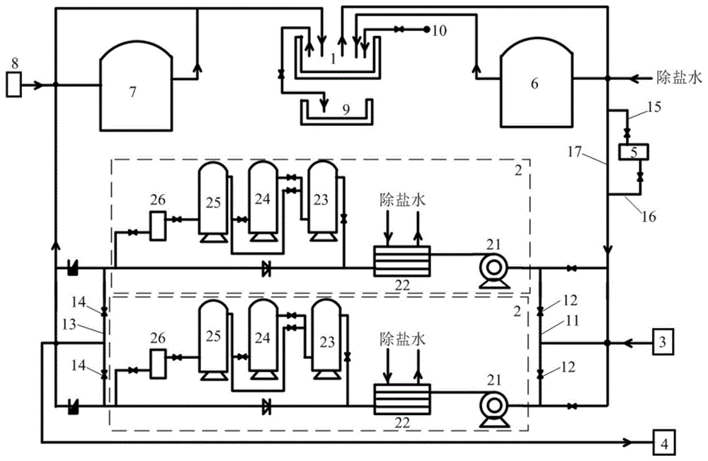 一种压水堆核电站乏燃料水池冷却过滤系统的制作方法