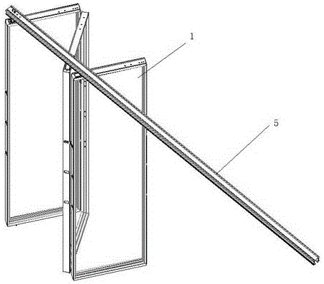 一种通过吊轮间配合噪音小隐藏方便的AB系折叠门的制作方法