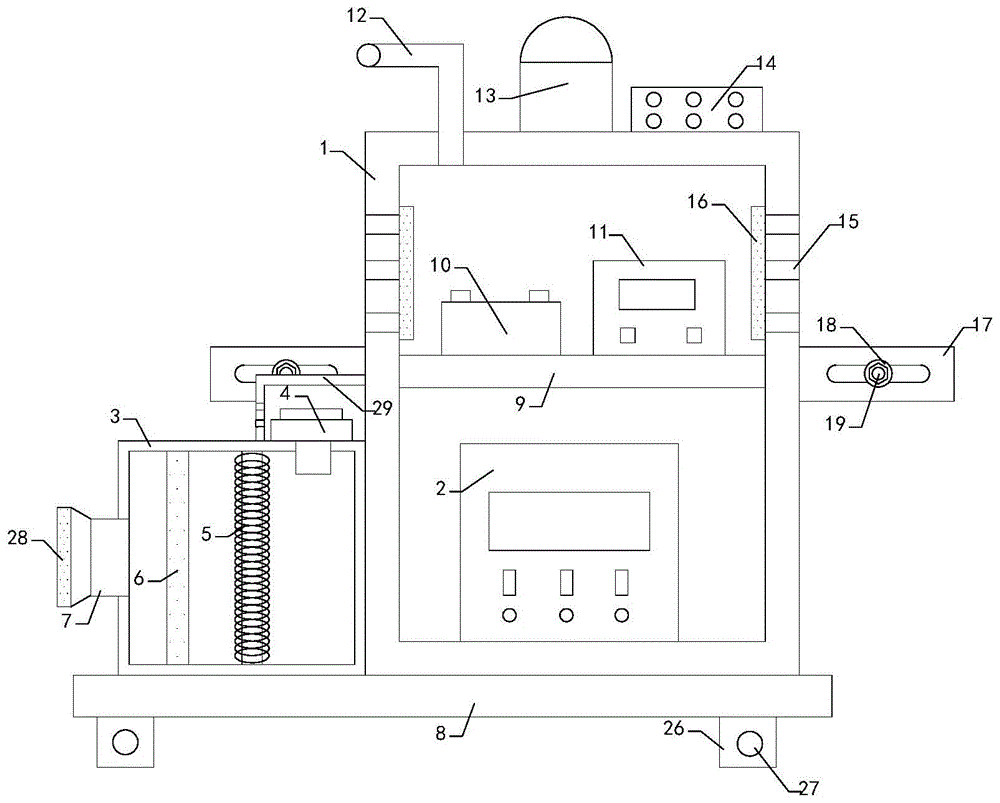 一种实时监控型室内温度控制装置的制作方法