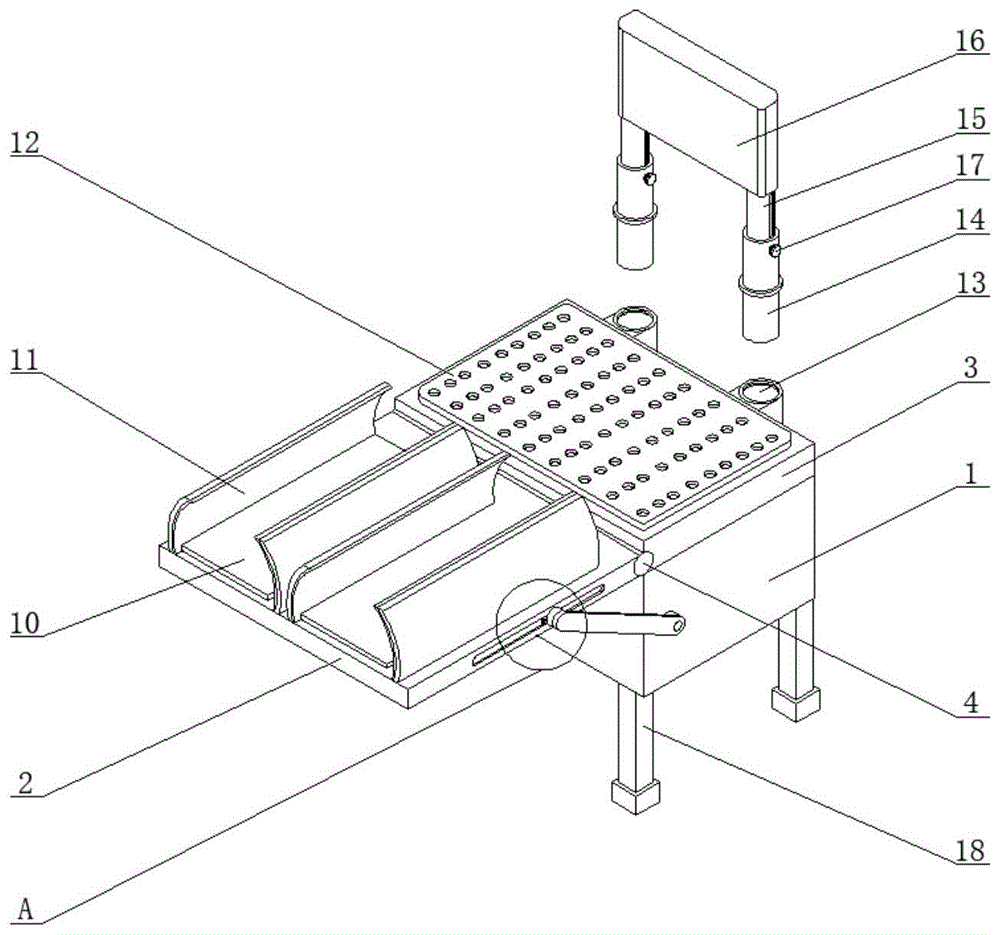 一种内科护理起坐架的制作方法