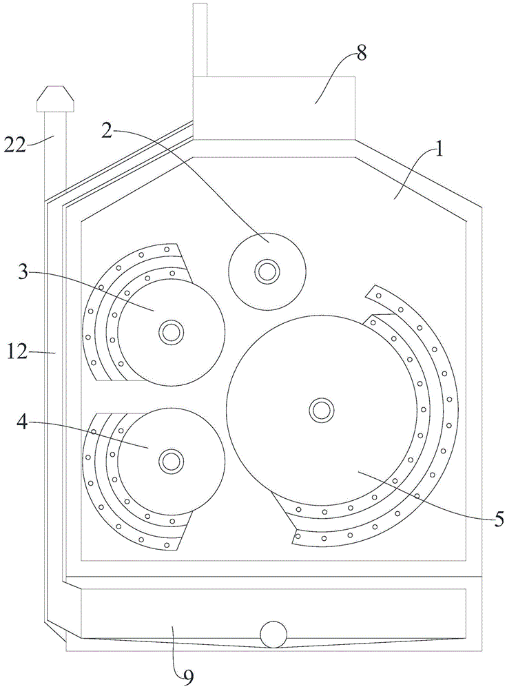 一种具有回流装置的岩棉生产用离心机的制作方法