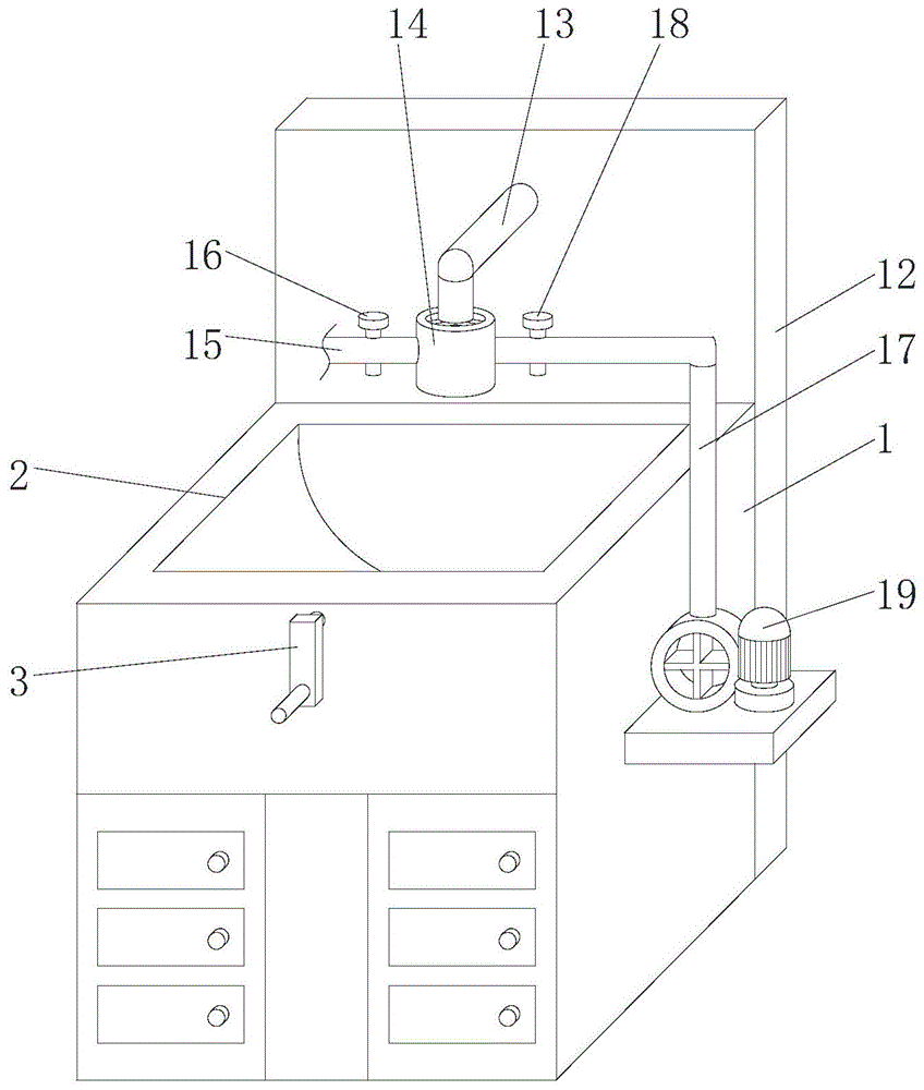 一种自清洁灭菌型医用洗手池的制作方法