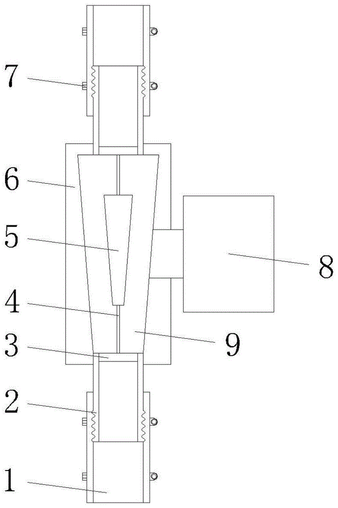 一种卡套式金属管浮子流量计的制作方法