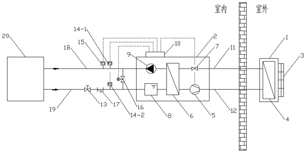 一种分体式工艺冷却水系统的制作方法