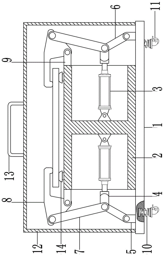 一种电阻测量仪加工用定位装置的制作方法