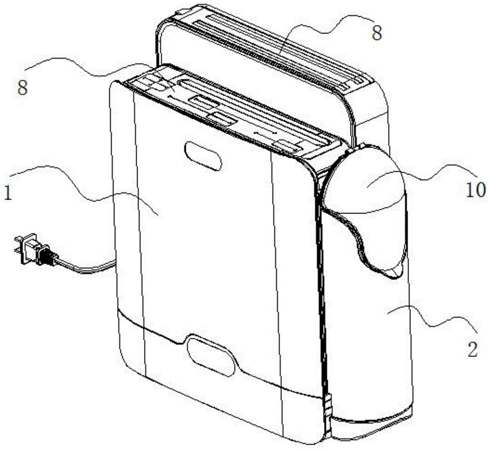 一种多功能消毒盒的可拆卸清洗密封防尘构造的制作方法