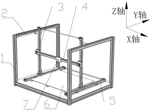 一种大型3D打印机的双层Y轴运动结构的制作方法