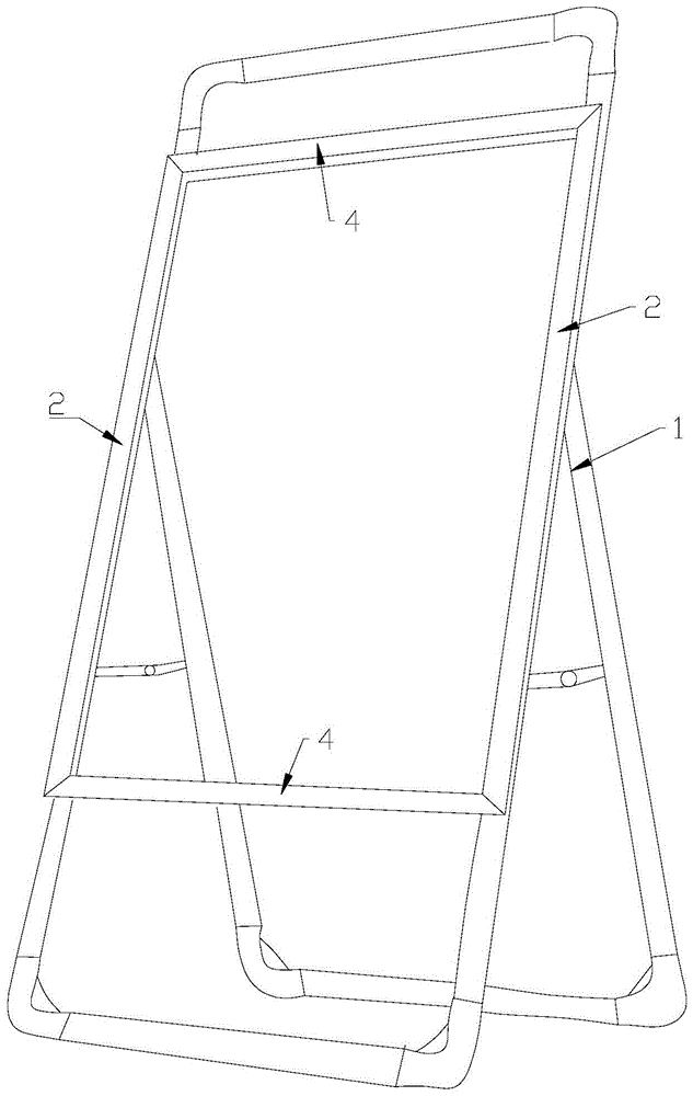 一种海报架的制作方法