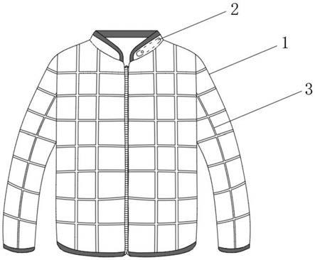 一种具有温度感应功能的可变色羽绒服的制作方法