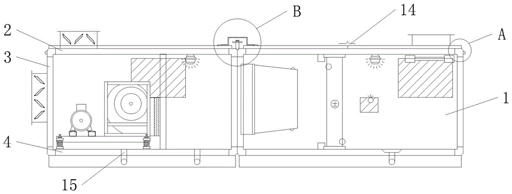一种室外组合式防水空调机组的制作方法