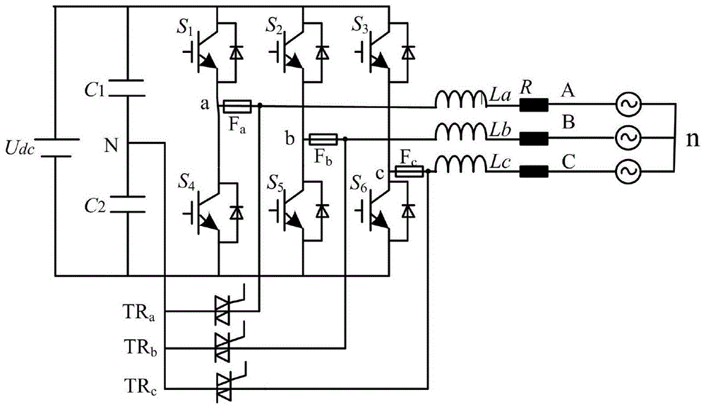 一种三相变换器容错机制控制电路的制作方法