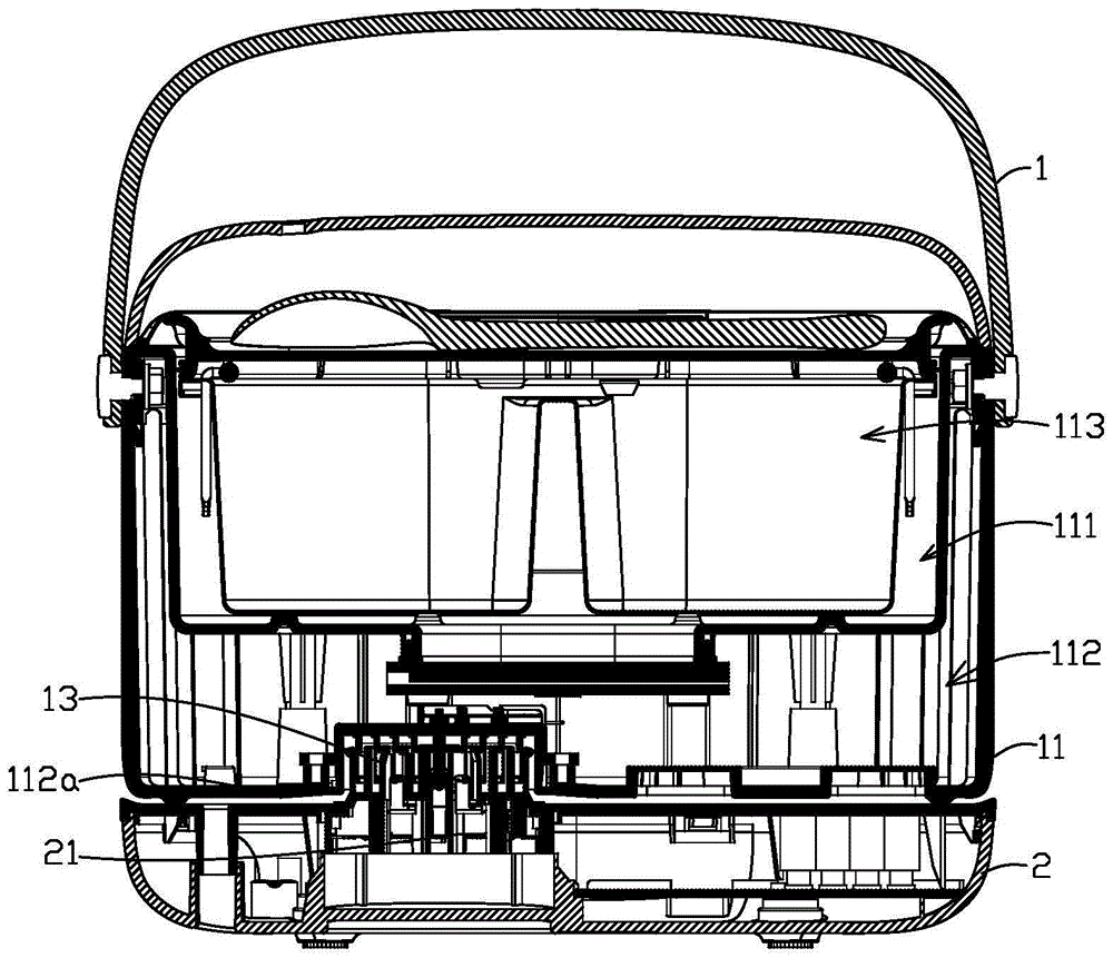 一种烹饪器具及烹饪器具组件的制作方法